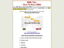 Tablet Screenshot of bmx-tips.com